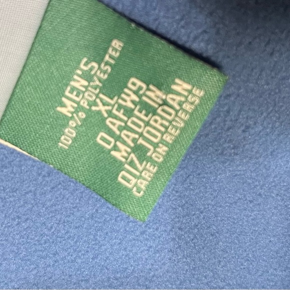 L.L. Bean Blue Fleece Vest Mens XL - Picture 4 of 6